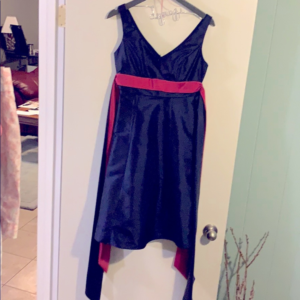 Bridesmaid dress with bow in back